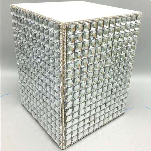 Bath Rhinestones And Gems Sparkling Jeweled Bathroom Wastebasket Soap